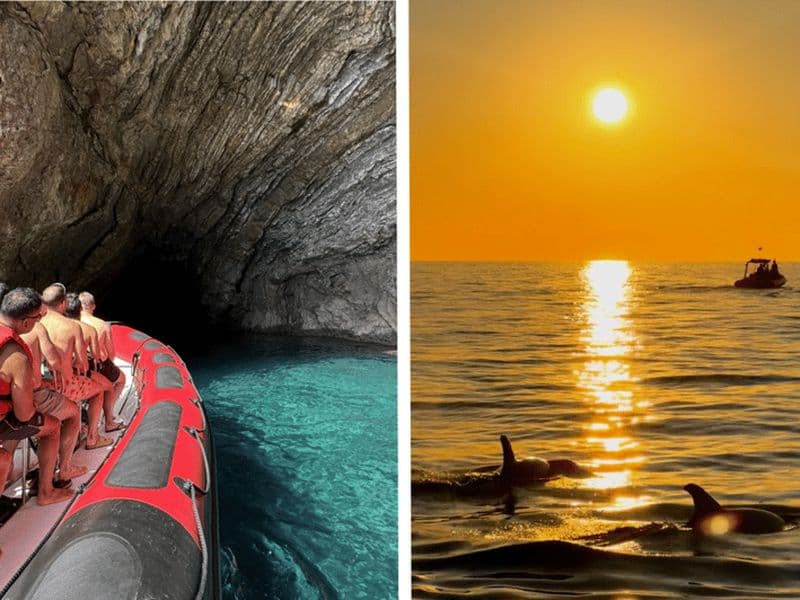 Billet Alcudia : visite touristique, grottes marines et plongée avec tuba en hors-bord