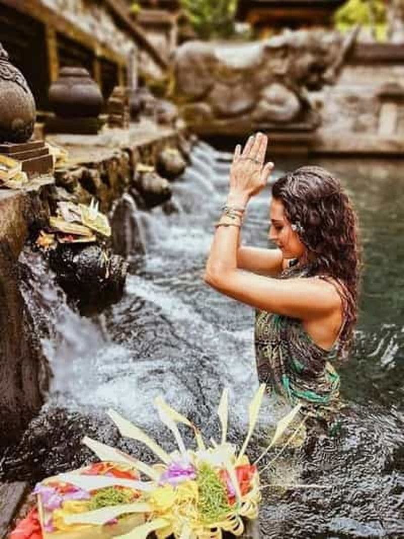 Billet Rizière, temple Tirta Empul et chute d'eau avec option.