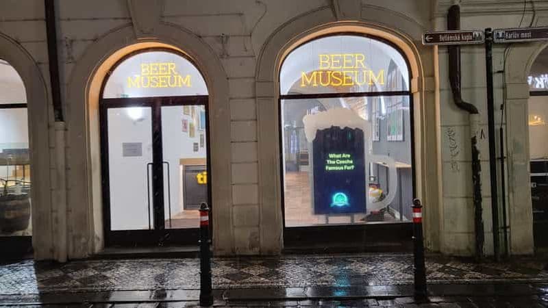 Billet Prague : billet d'entrée au musée de la bière avec dégustation de bière
