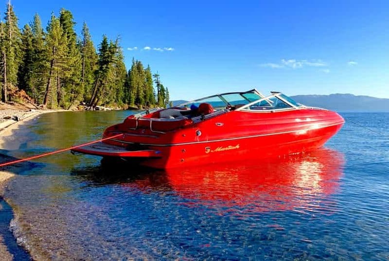 Billet Lac Tahoe : Excursion en bateau privé de 2 heures avec capitaine