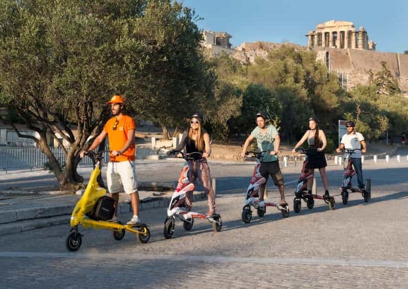 Billet Les points forts d'Athènes en vélo électrique Trikke