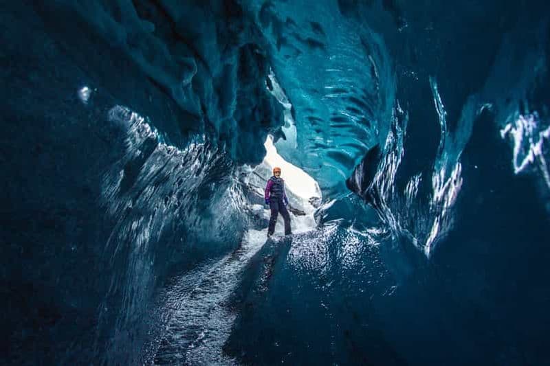Billet Skaftafell : Grotte de glace bleue et randonnée glaciaire sur le Vatnajökull