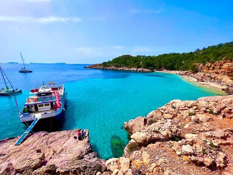 Billet Ibiza : Cala Salada et croisière nord avec boissons et plongée en apnée