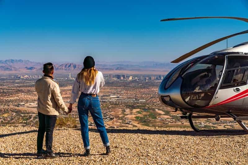 Billet Las Vegas : Circuit d'atterrissage en hélicoptère dans le Red Rock Canyon