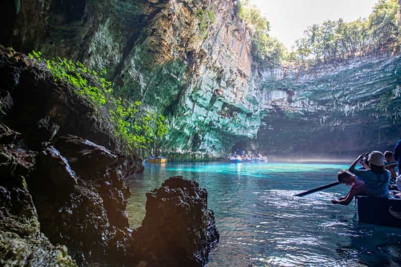 Billet Céphalonie : visite d'une demi-journée du lac Melissani et de la grotte de Drogarati