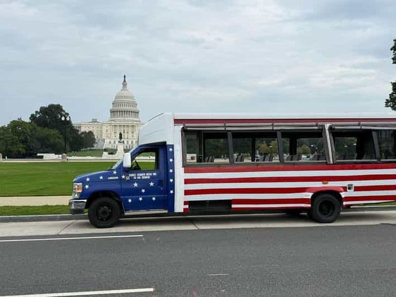 Billet Washington D.C. : visite guidée des monuments en minibus américain
