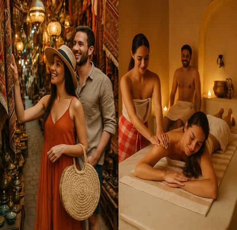 Billet Marrakech : visite des souks et hammam berbère avec massage