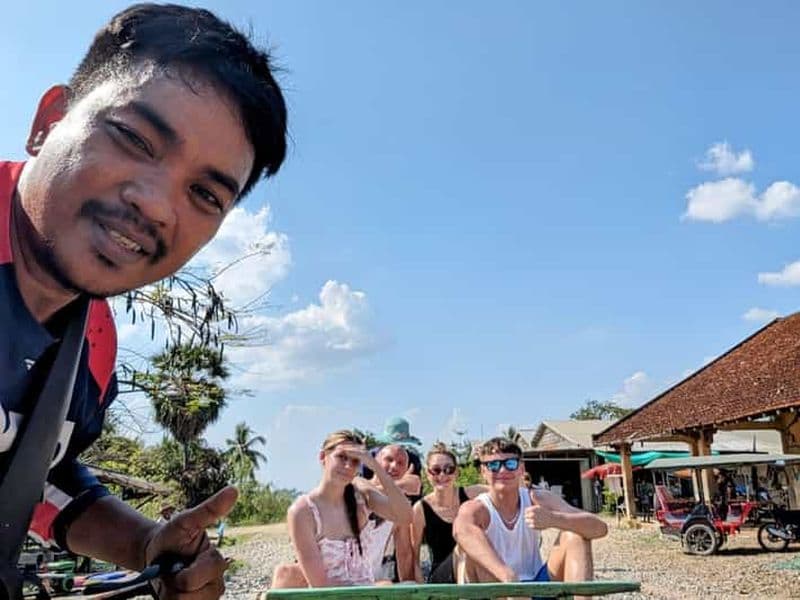 Billet Demi-journée : pont suspendu, train de bambou, grotte aux chauves-souris et grotte de la mort