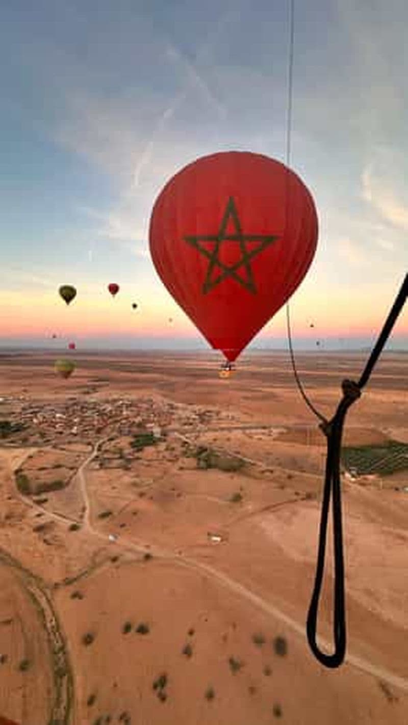 Billet Vol en montgolfière à Marrakech avec buffet de petit-déjeuner marocain