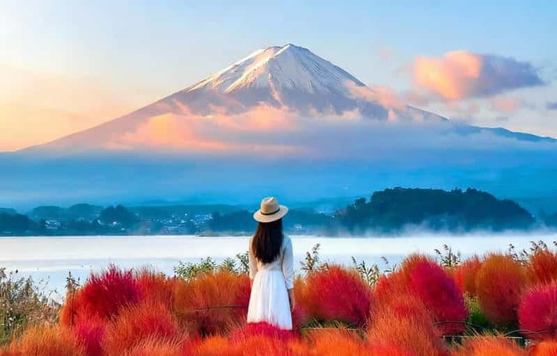 Billet Visite du mont Fuji : téléphérique du lac Kawaguchiko, matcha, Oshino Hakkai