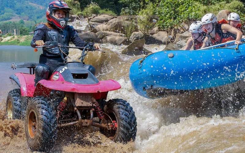 Billet Aventure de 3 heures en VTT et rafting en eau vive à Chiang Mai