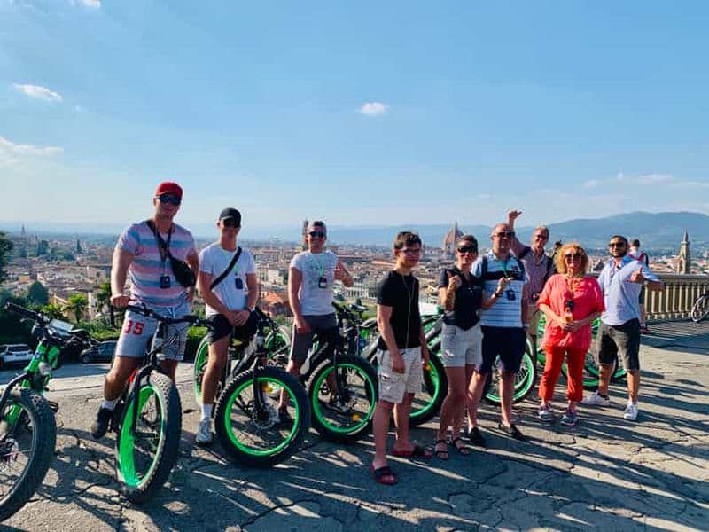 Billet Florence : visite guidée à vélo électrique jusqu'à Piazzale Michelangelo