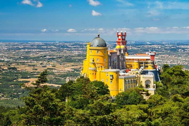 Billet Lisbonne : Visite en petit groupe de Sintra, Cascais et du Palais de Pena