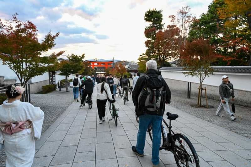 Billet Kyoto : Visite d'une demi-journée à vélo guidée avec Fushimi Inari