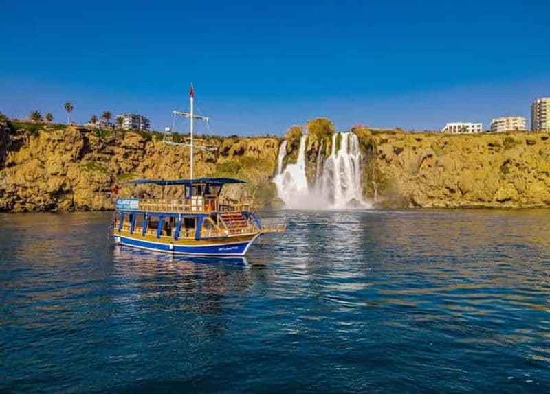 Billet Antalya : excursion relaxante en bateau avec déjeuner aux chutes de Duden