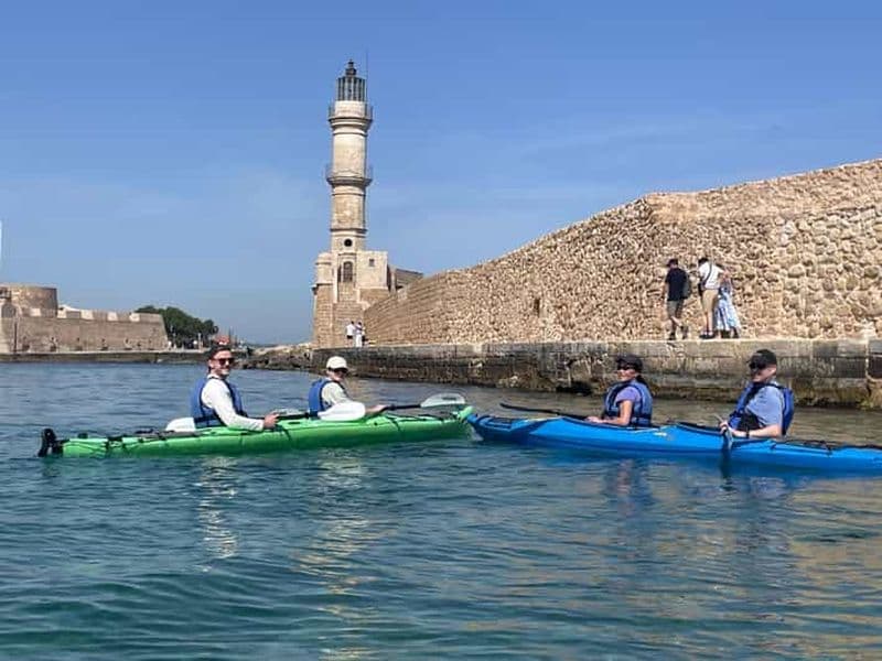 Billet La Canée : visite guidée du port vénitien en kayak