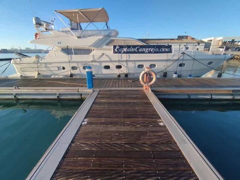 Billet Cadix : croisière de luxe en bateau à moteur dans la baie de Cadix