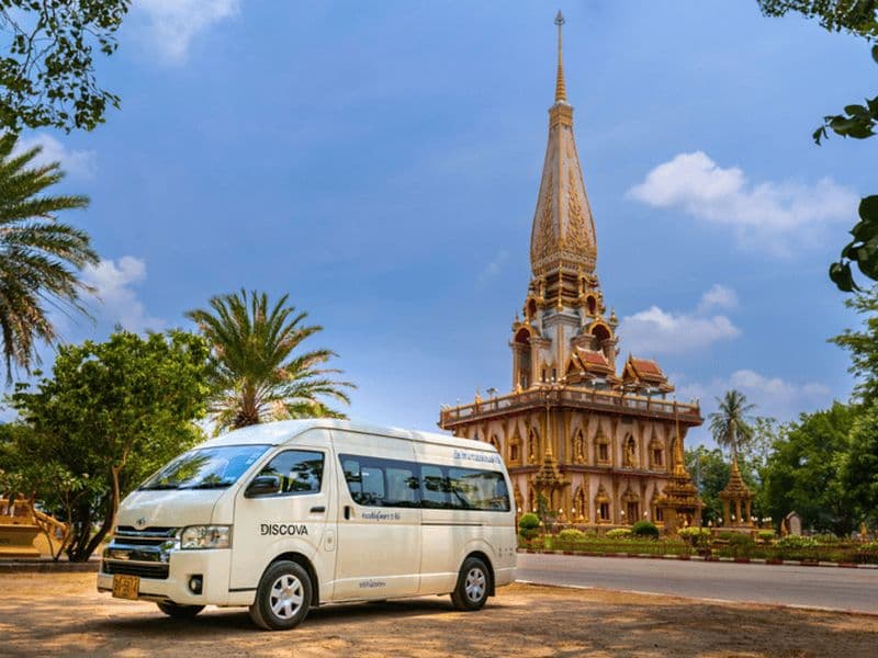 Billet Phuket : Transfert aéroport à l'hôtel de Phuket en van et WiFi