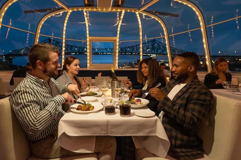 Billet Montréal : Croisière Bateau-Mouche avec option dîner à la carte