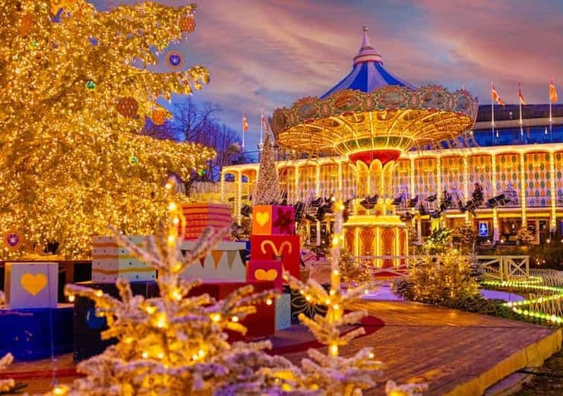 Billet Billet d'entrée pour les jardins de Tivoli pendant la période de Noël