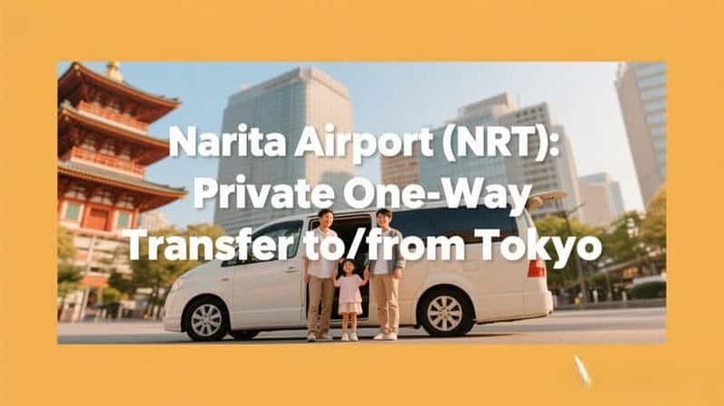 Billet Aéroport de Narita (NRT) : transfert privé aller simple vers/depuis Tokyo