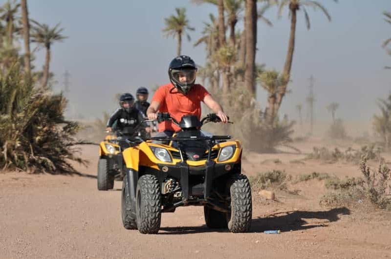 Billet Marrakech : Excursion en quad dans l'oasis de palmiers et le désert de Jbilat, avec thé