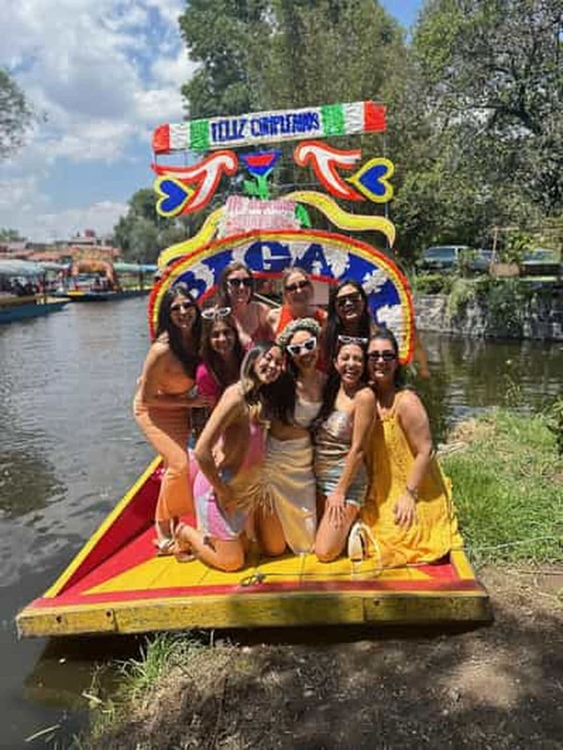 Billet Mexico : Tour en bateau tout compris à Xochimilco