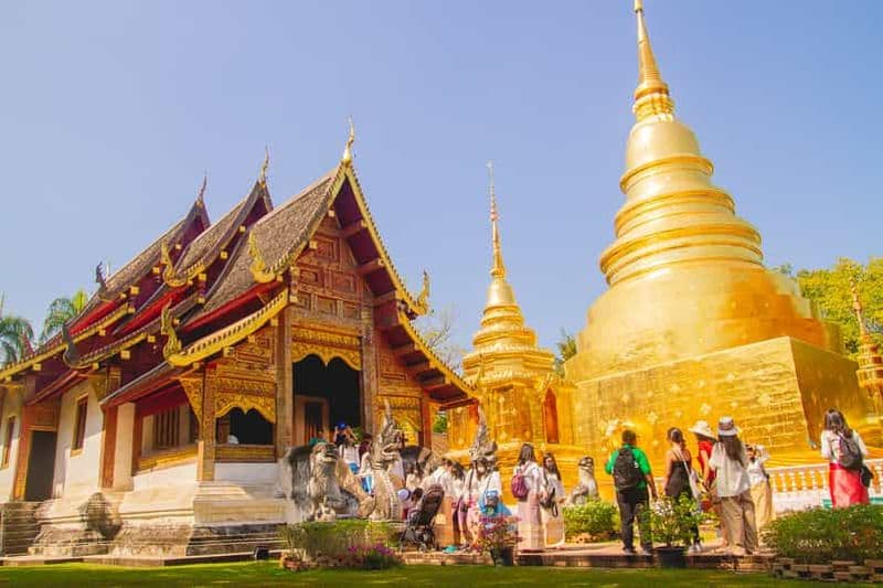 Billet Chiang Mai : 3 heures de visite guidée à pied de la vieille ville et des temples