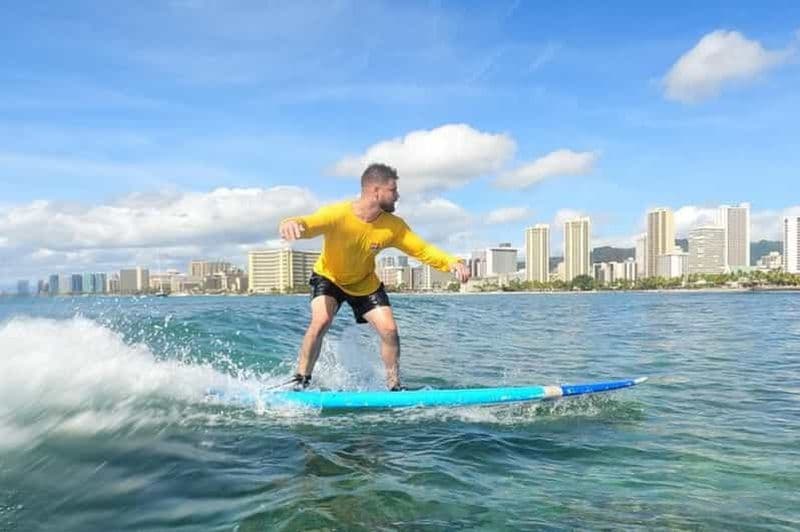 Billet Plage de Waikiki : Leçons de surf