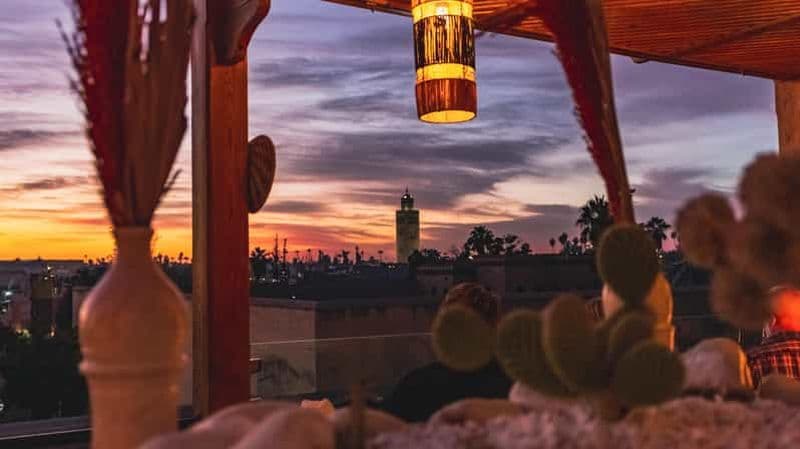Billet Marrakech : Dîner sur le toit avec vue sur la Koutoubia