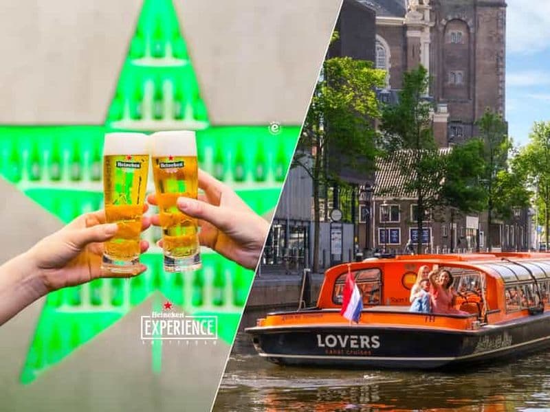Billet Amsterdam : Croisière sur les canaux de la ville et expérience Heineken