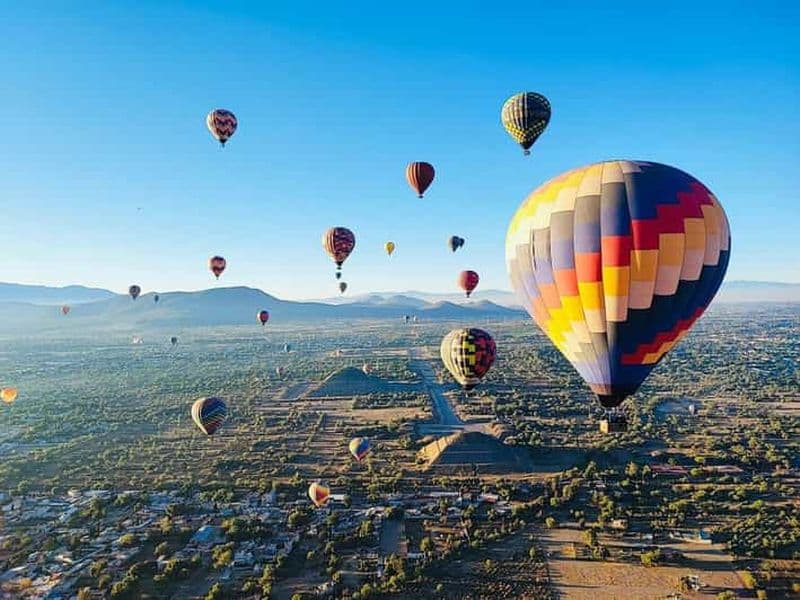 Billet Mexico : Vol en montgolfière et visite de Teotihuacan