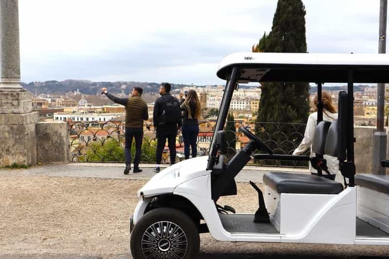 Billet Rome : visite des temps forts de la ville en voiturette de golf