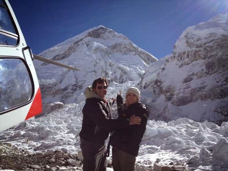 Billet Katmandou : Excursion exclusive en hélicoptère au camp de base du mont Everest