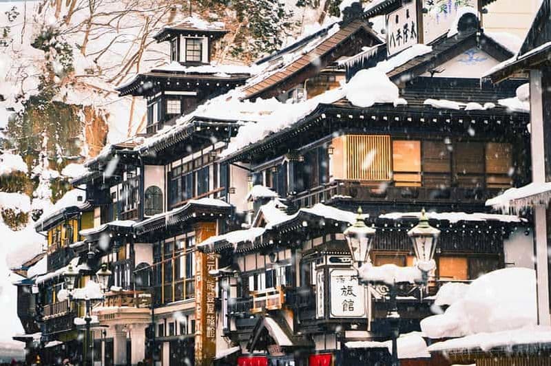 Billet Tohoku en hiver (Tokyo) | Ginzan Onsen + Zao + hôtel et repas