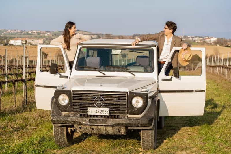 Billet Abruzzes : Visite en Jeep d'un vignoble avec dégustations