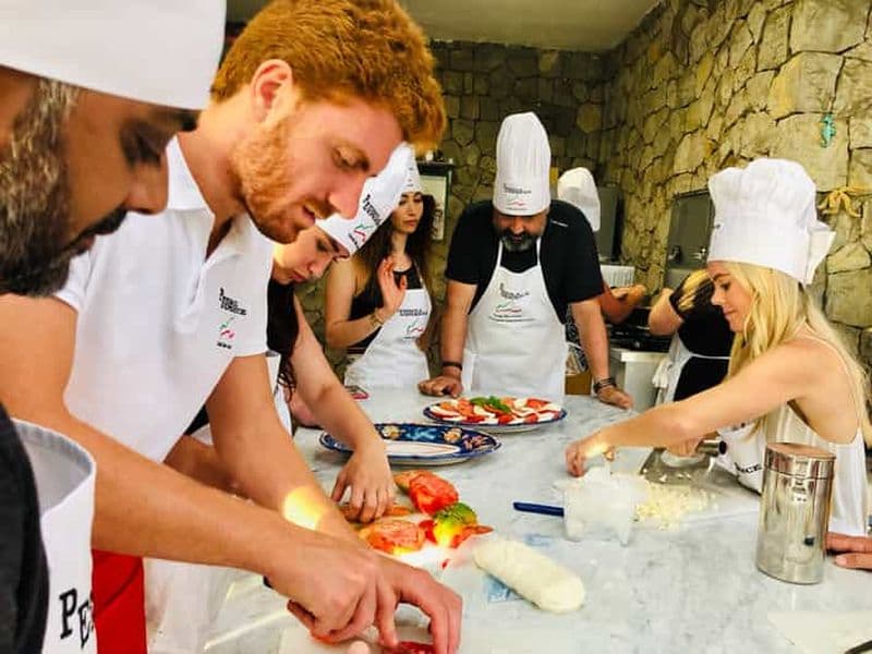 Billet Sorrente : Cours de cuisine italienne avec transfert