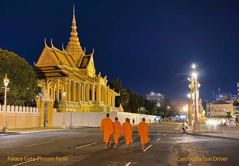 Billet Champ d'extermination Five Top, Toul Sleng, Palais royal, Wat Phnom