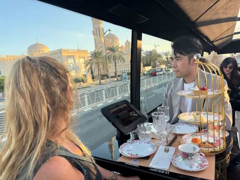 Billet Dubaï : Bustronomie Panoramique Afternoon Tea City Tour