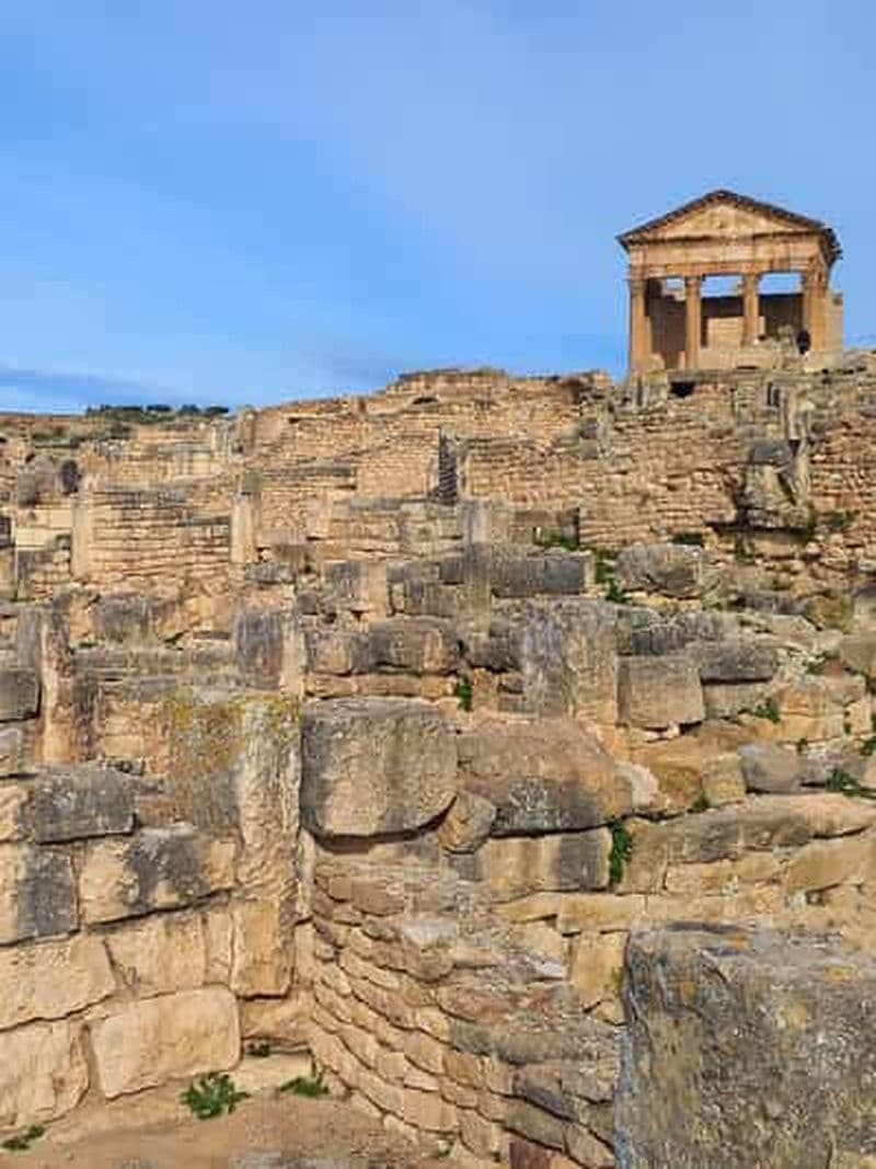 Billet Depuis Tunis : excursion privée d'une journée à Dougga et Bulla Regia