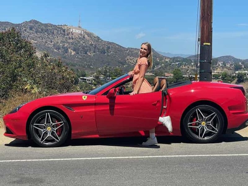 Billet Hollywood : visite de 30 minutes du panneau Hollywood en Ferrari