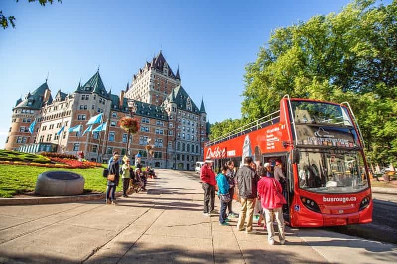 Billet Québec : visite en arrêts bus à arrêts multiples multiples de la ville de Québec