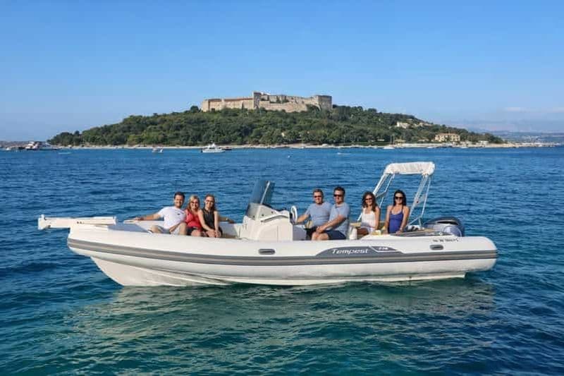 Billet Cannes: Aventure en bateau privé – Îles de Lérins, snorkeling & détente