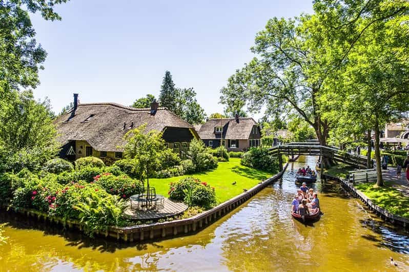 Billet Depuis Amsterdam : l'expérience ultime de Giethoorn avec sortie en bateau