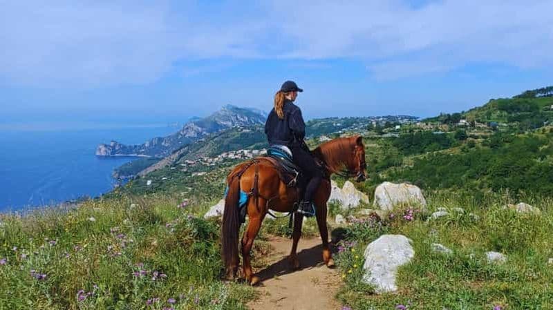 Billet Sorrente : balade à cheval de 3 heures sur la péninsule de Sorrente