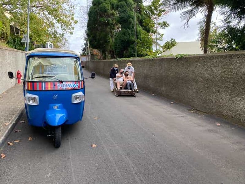 Billet Funchal : Jardin tropical de Monte et promenade en toboggan en tuk tuk