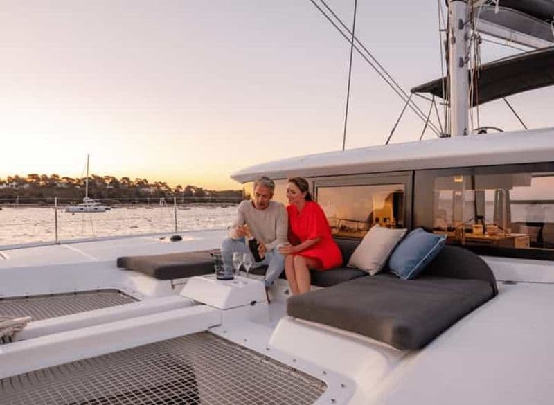 Billet Catamaran de luxe à Héraklion Île de Dia | Menu gastronomique