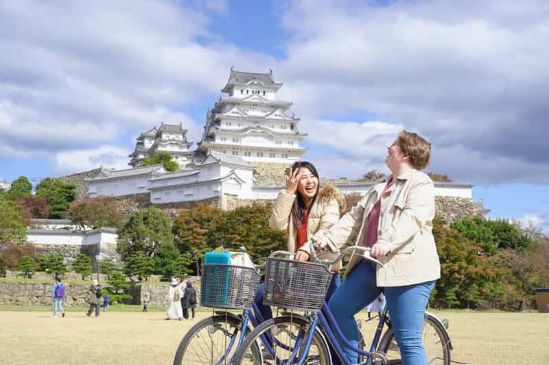 Billet Visite d'une demi-journée à vélo de la ville du château de Himeji avec déjeuner