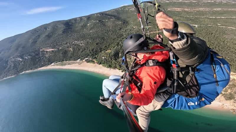 Billet Depuis Lisbonne : Pack Parapente (Vol+Vidéo+Transport)