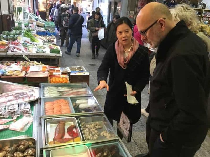 Billet Visite culinaire du marché de Nishiki avec cours de cuisine